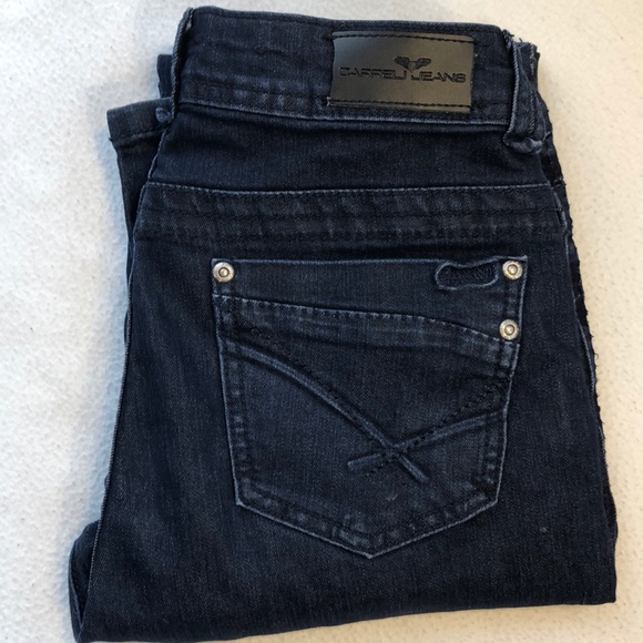 Carreli Dark Wash High Rise Straight Leg Jeans Size 28 - Picture 11 of 11